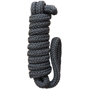 Hilason Horse Riding Poly Lead Rope Blue Tan 1" X 9 Ft.